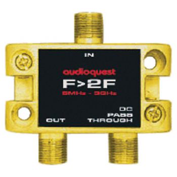 AudioQuest F>2F 75 Ω antenne splitter: 5MHz - 2GHz